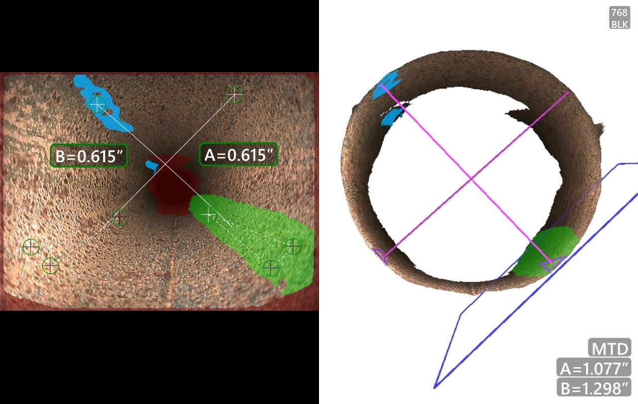 使用3D測(cè)量?jī)?nèi)窺鏡測(cè)量深孔直徑